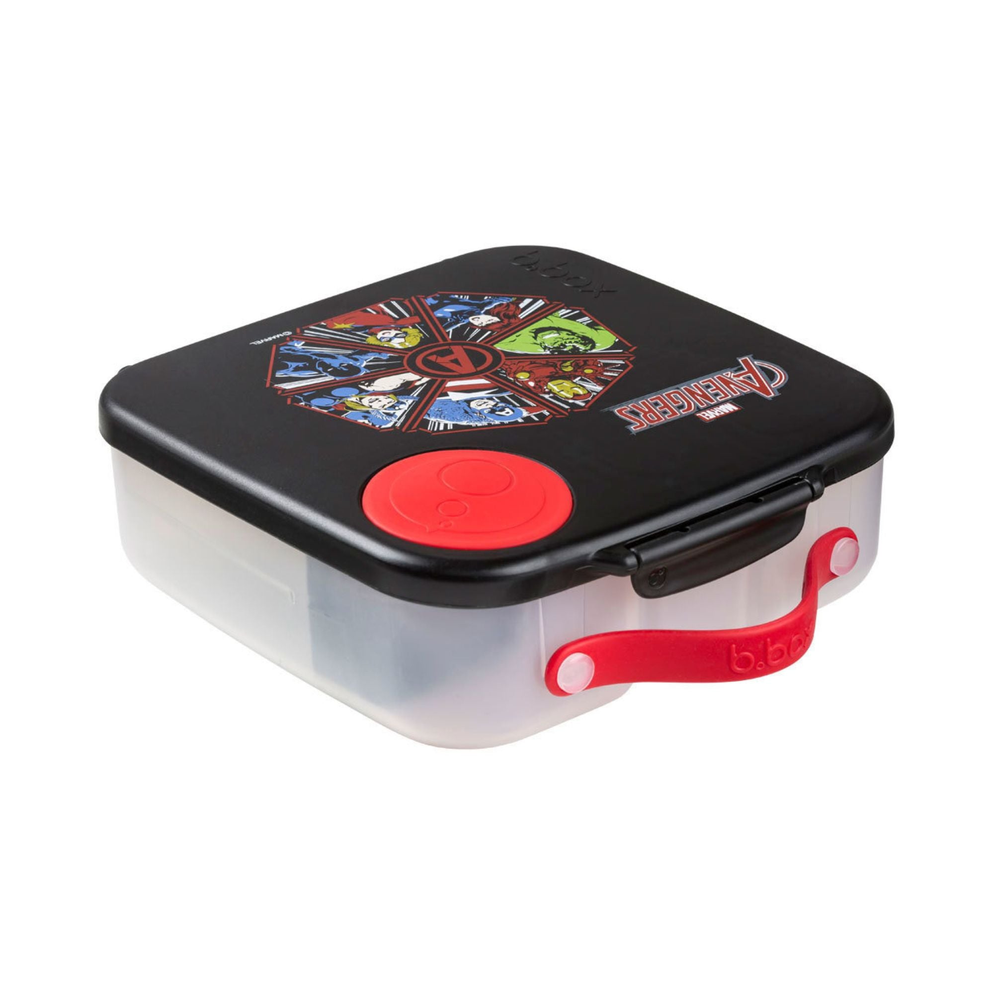 b.box Avengers Lunchbox - Adjustable Divider, Flexi Fruit Holder