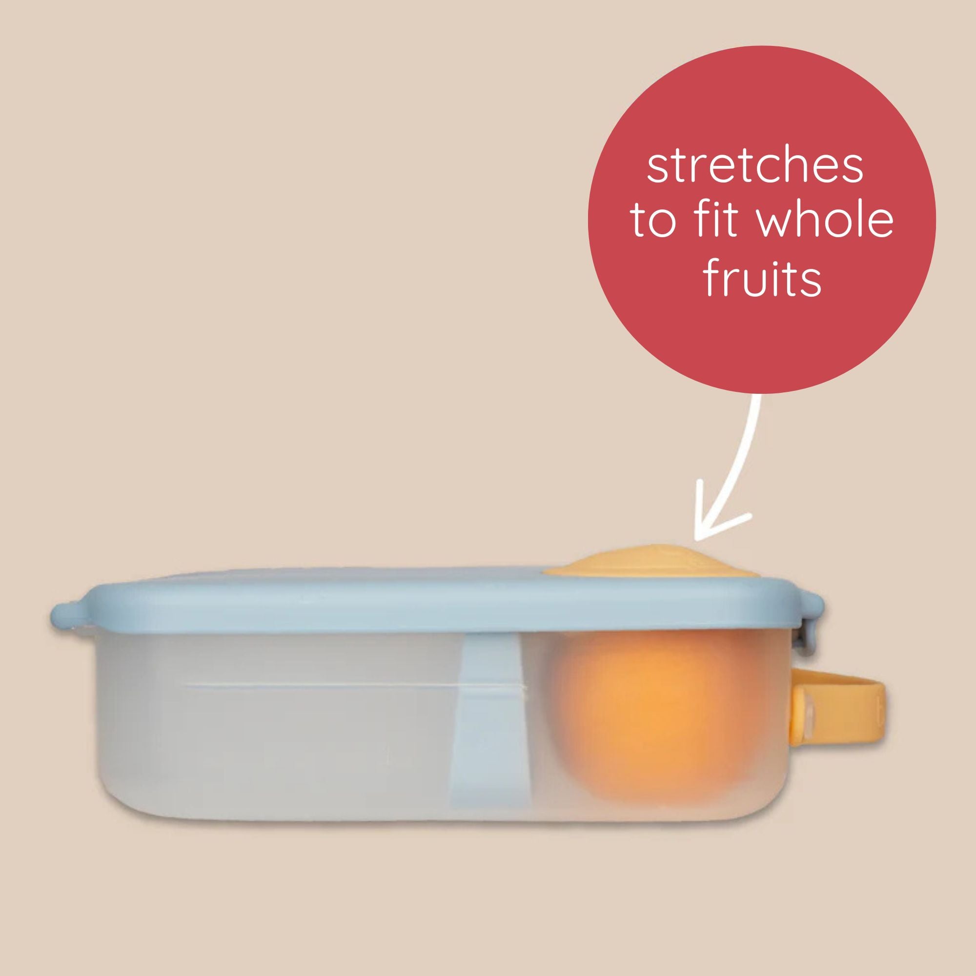 b.box Avengers Lunchbox - Adjustable Divider, Flexi Fruit Holder