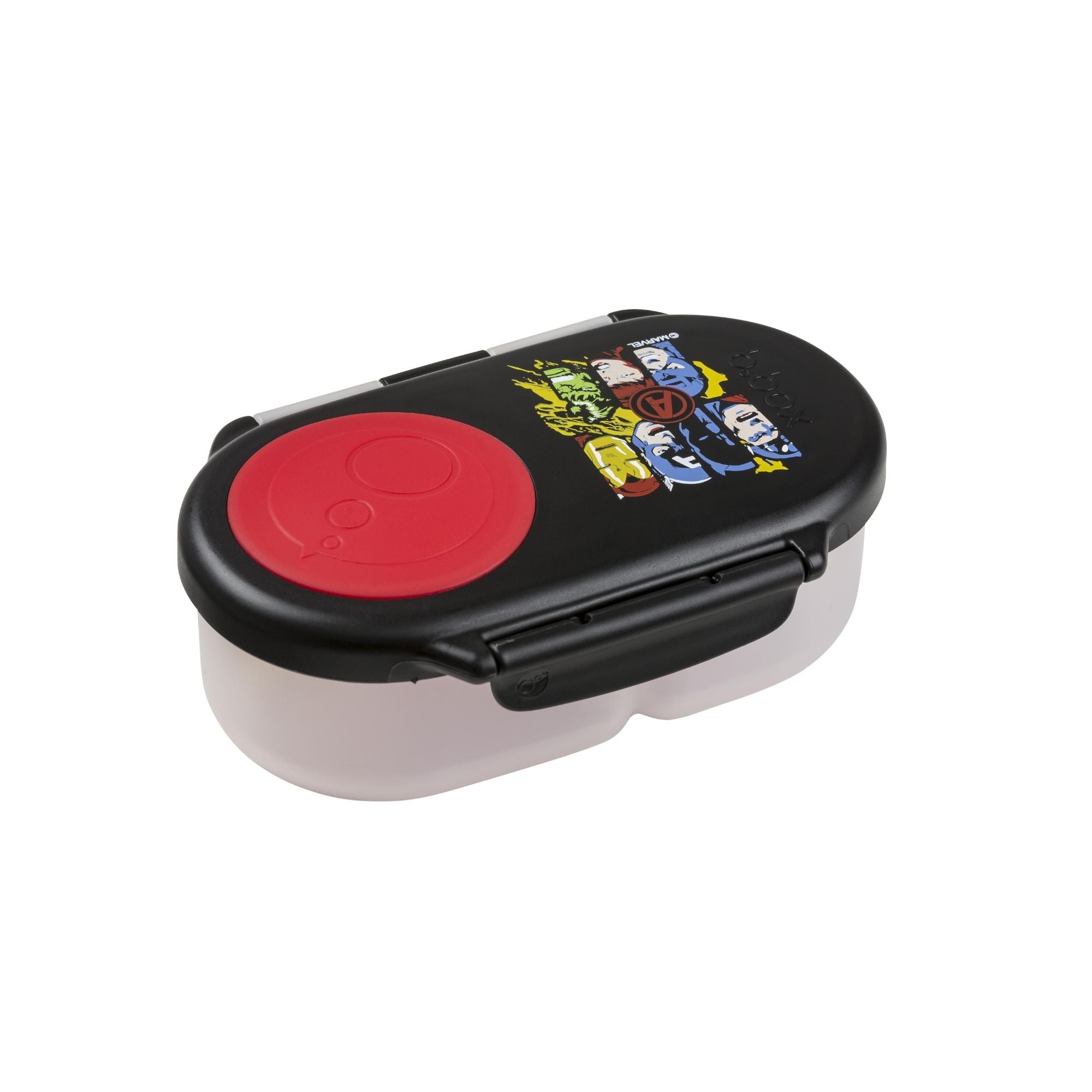 b.box Avengers Snackbox for Kids - Leak-Proof, 2 Compartments & Easy to Carry - Multicolor