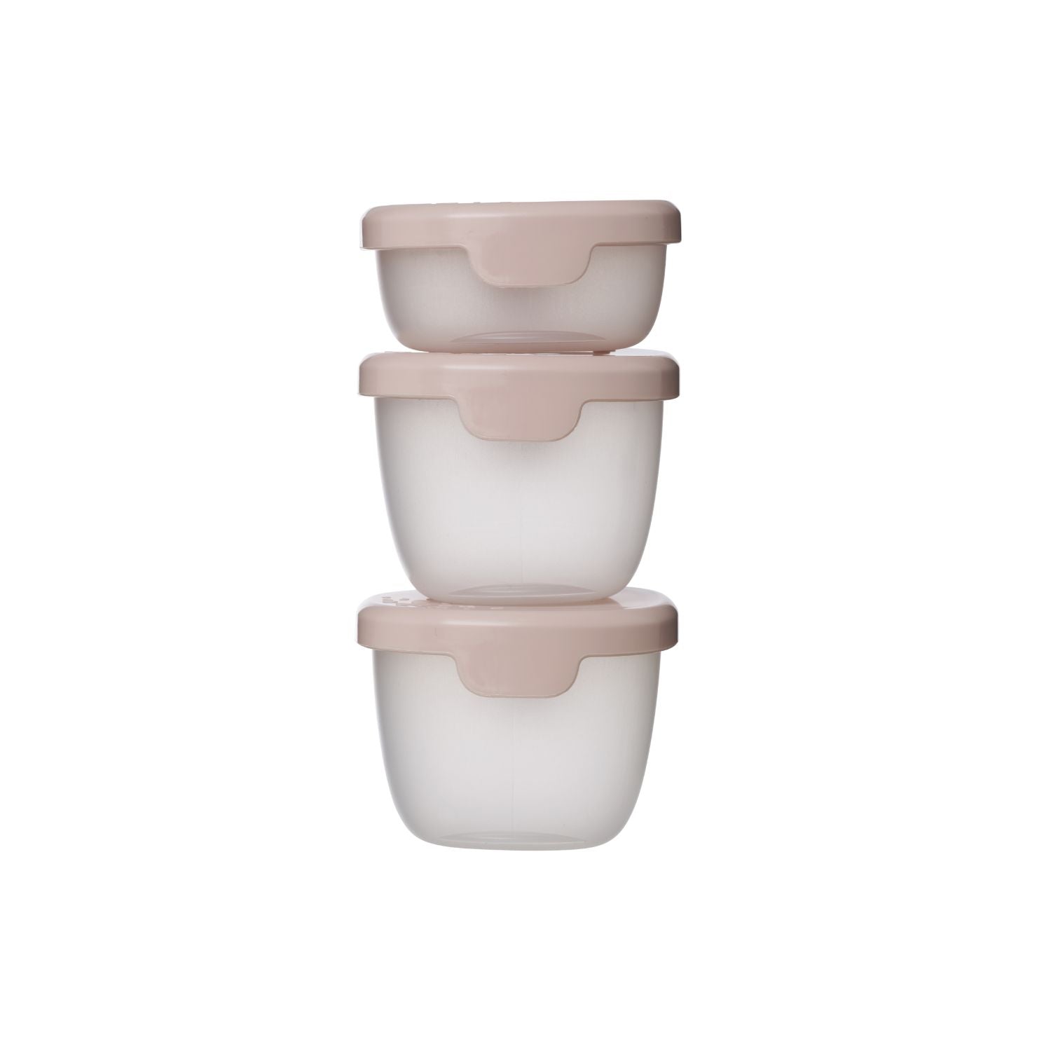 b.box Snack Tubs - Leakproof, Reusable & Portable Snack Containers Pack of 3 -  Berry Pink