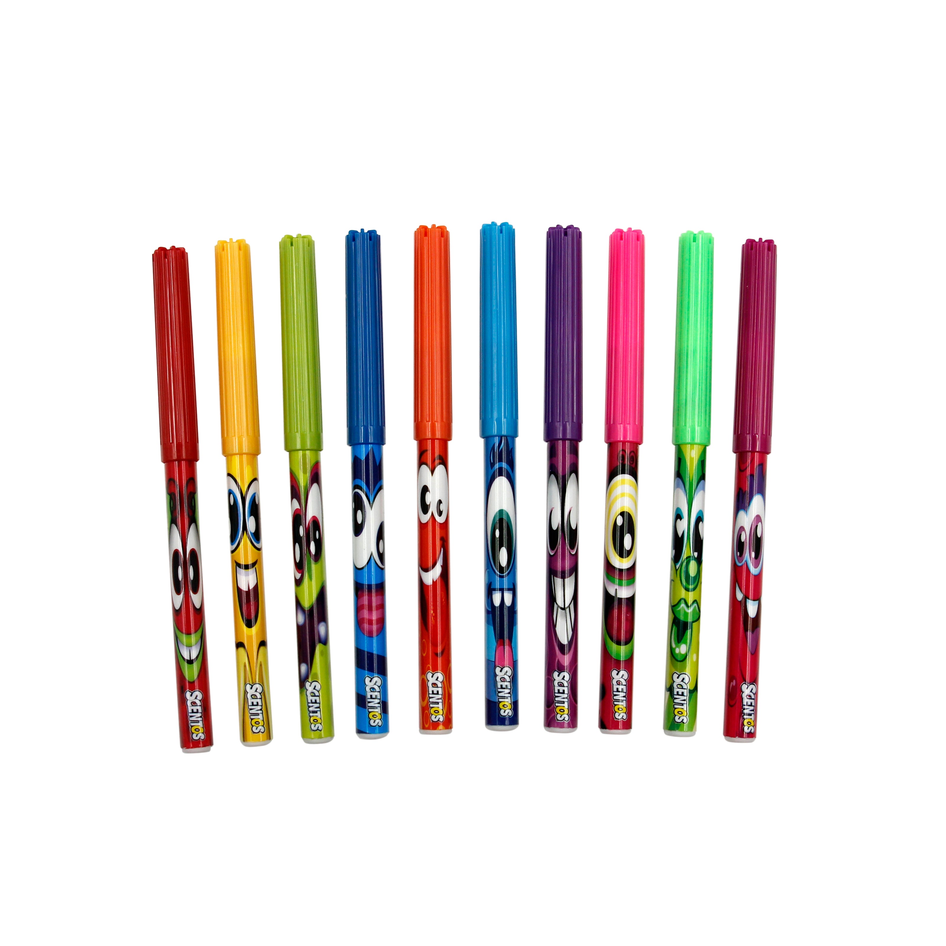 SCENTOS Scented Fibre Tip Pens Pack Of 10