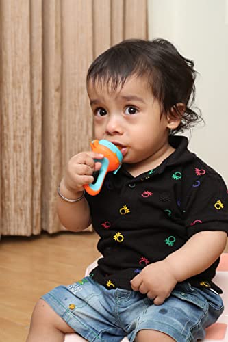 Safe-O-Kid Veggie Silicone Food/Fruit Nibbler, Soft Pacifier for Baby-Pack of 1