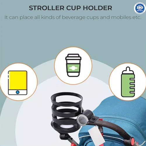 Safe-O-Kid- Universal Stroller Cup Holder- Pink (Pack of 1)