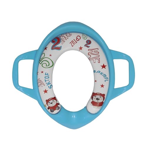 Safe-O-Kid, Soft Cushioned Potty Seat- Blue