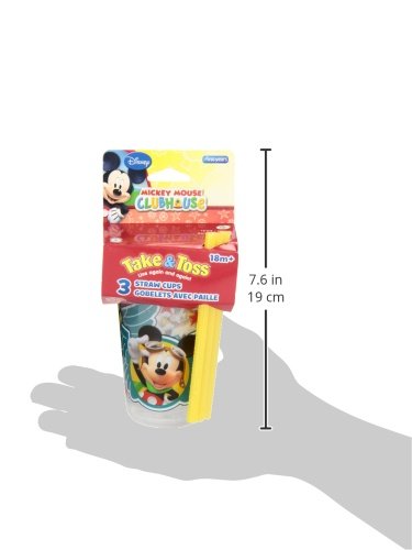 The First Years T&T 10 Oz Straw Cup with 3 Straw 3Pk 3+ Years