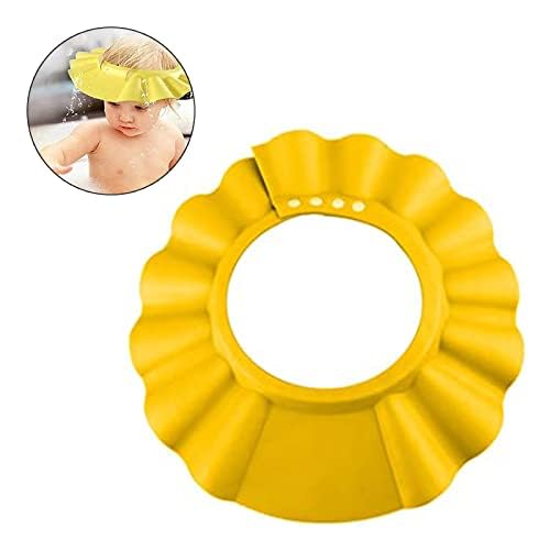 Safe-O-Kid, Baby Shampoo Cap Head Protector-Yellow (Pack of 1)