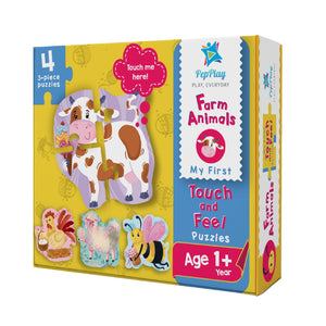 PepPlay My First Touch & Feel Puzzles- Farm Animals - The Mom Store