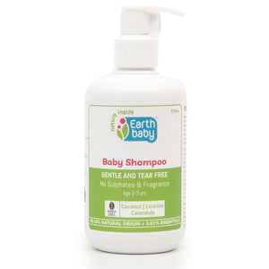 Earthbaby Baby Shampoo with 96.19% Natural Origin (275ml) - The Mom Store