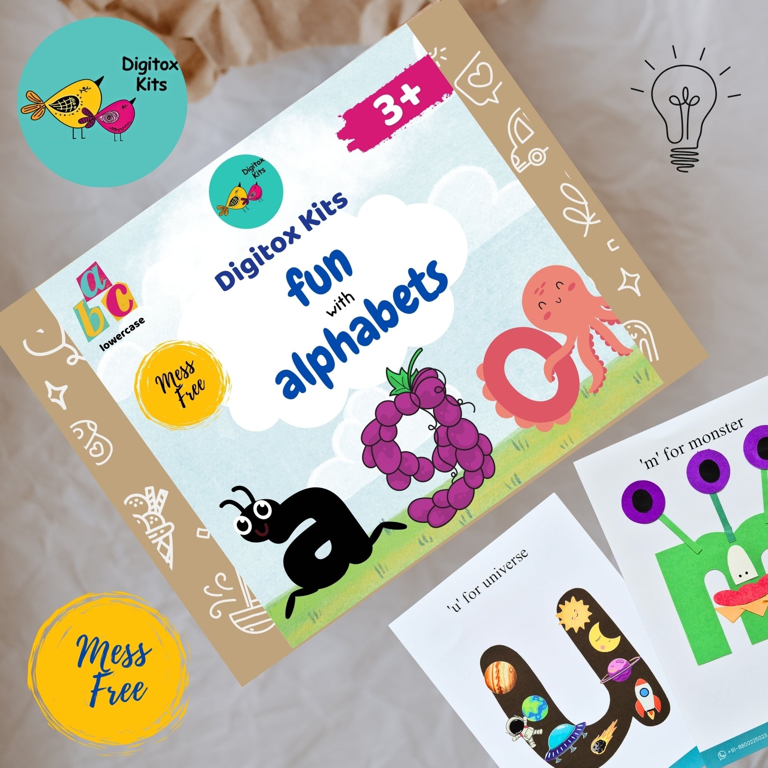 Digitox Kits Fun with Alphabets Lowercase