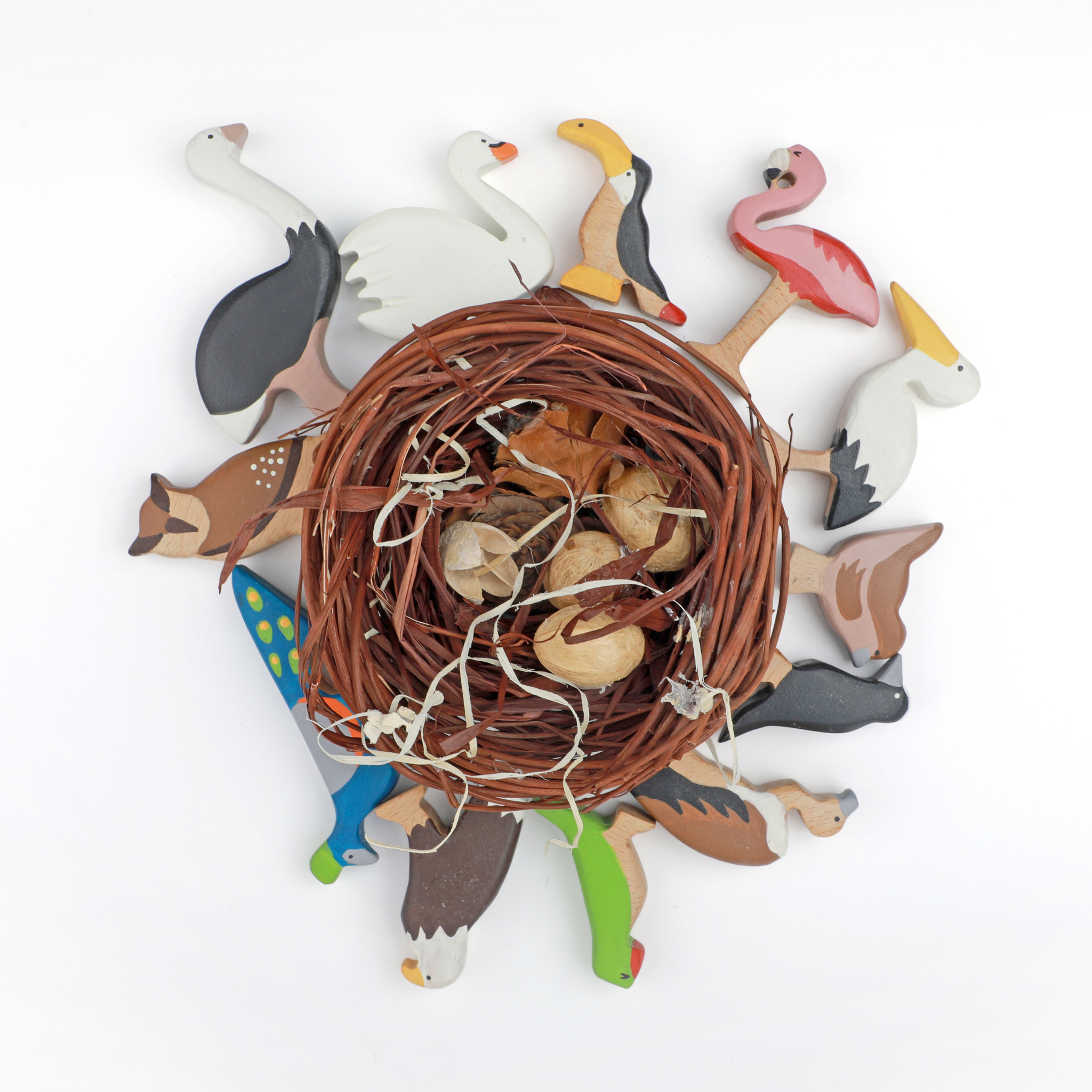 Birch & Bug Flock of Birds Set of 12