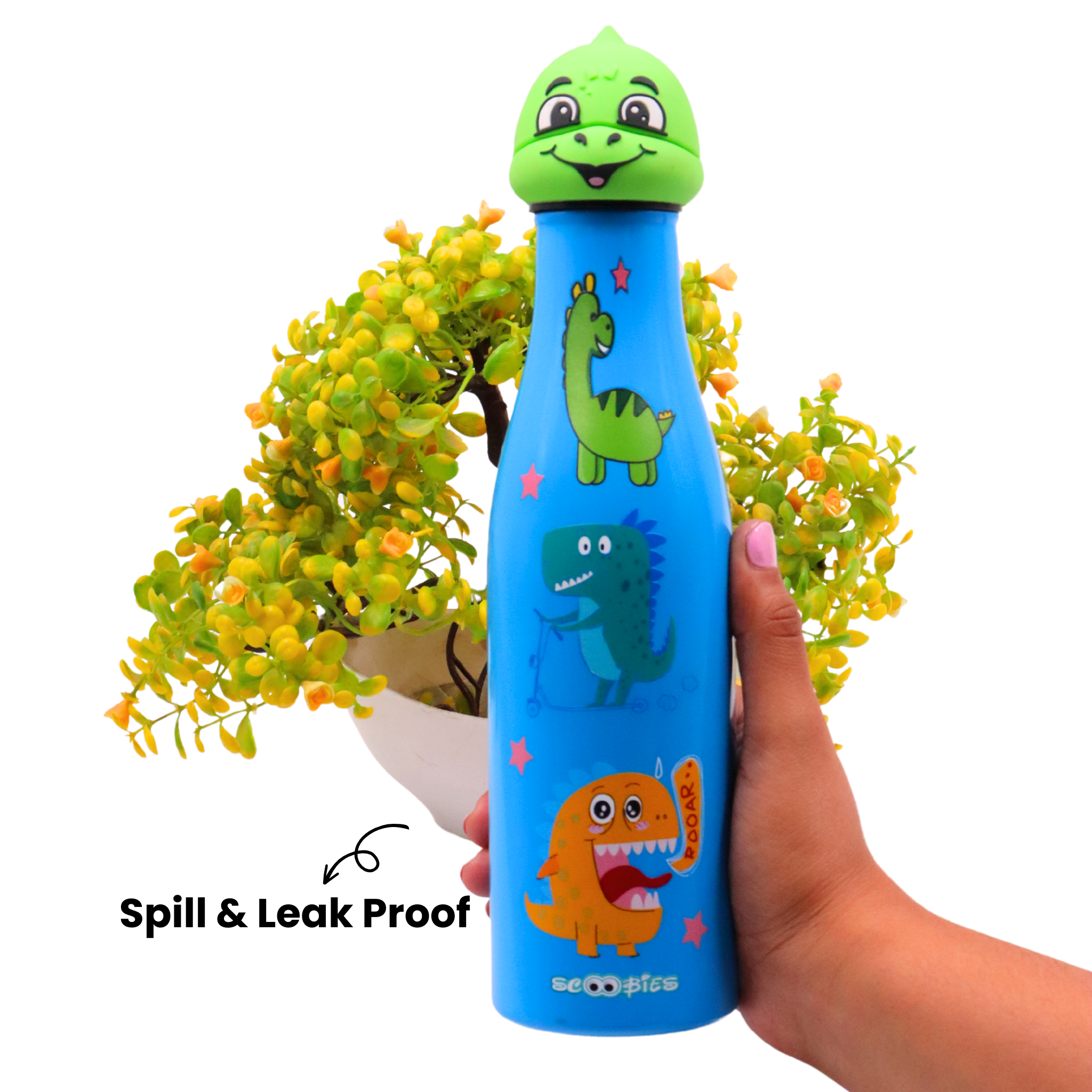 Scoobies Dino Head Stainless Steel Bottle