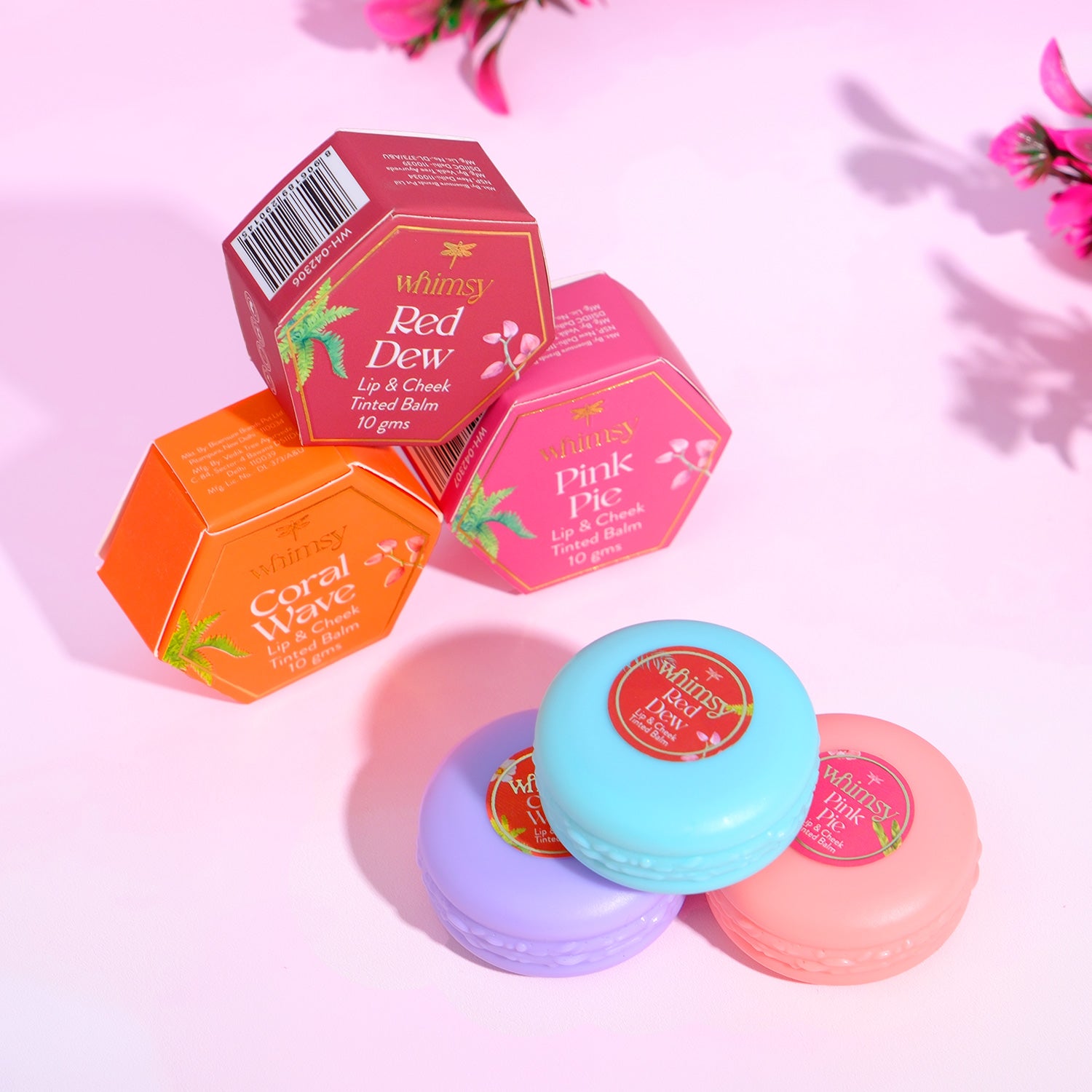 Whimsy Beauty Natural, Organic Lip & Cheek Tint (Red Dew)- 10 g