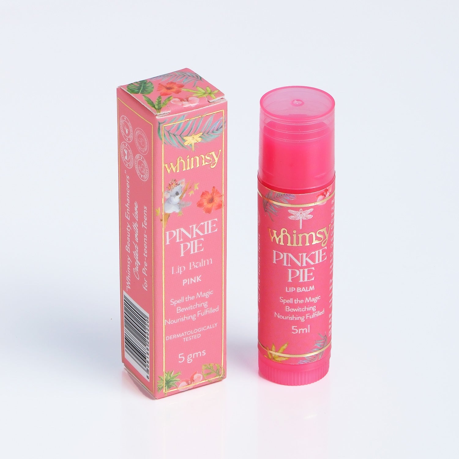 Whimsy Beauty Lip Balms for Kids & Teens- Pack of 3