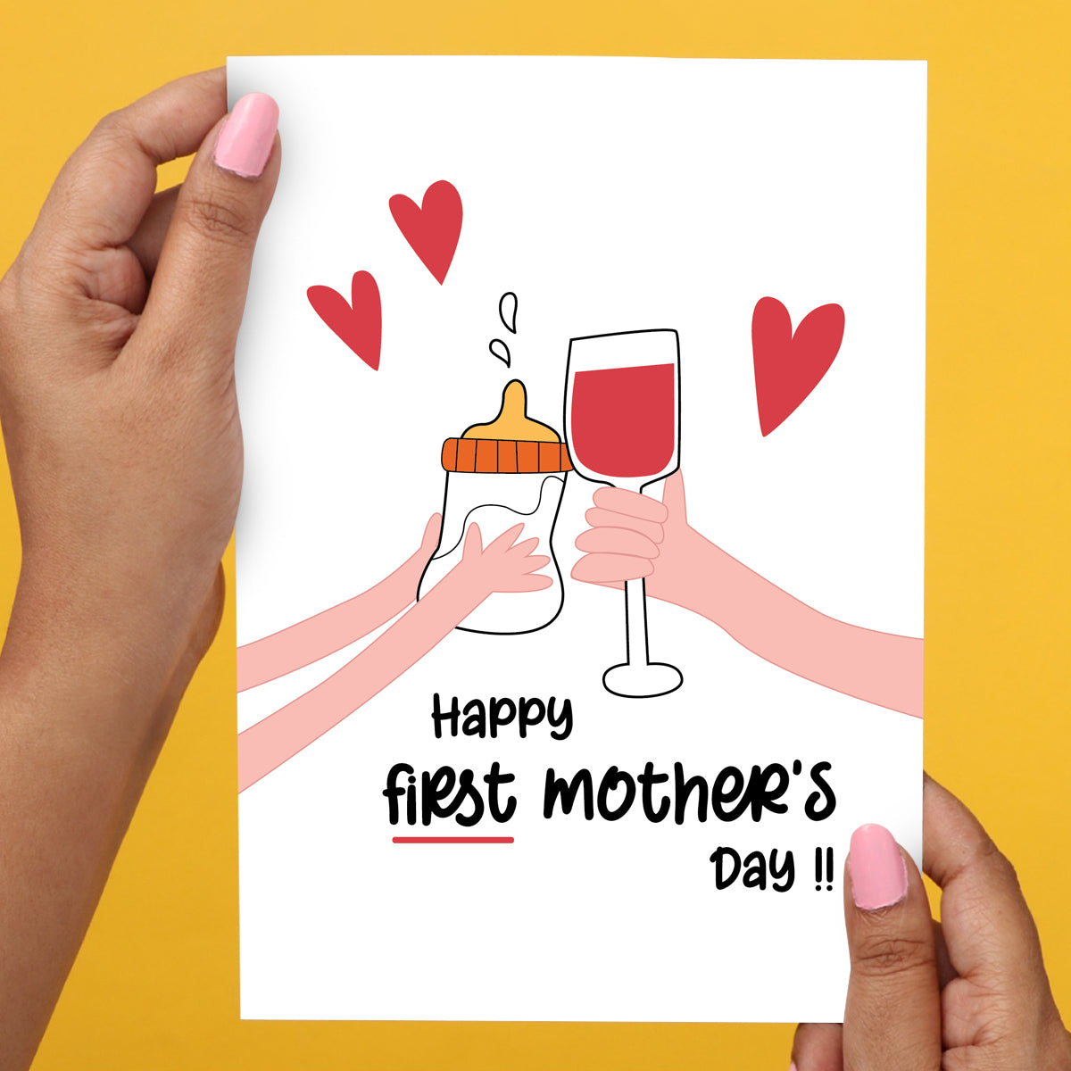 Oye Happy Happy First Mother's Day Card for New Moms