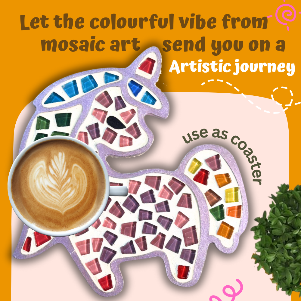 Craftopedia DIY Mosaic Art Kit - Unicorn