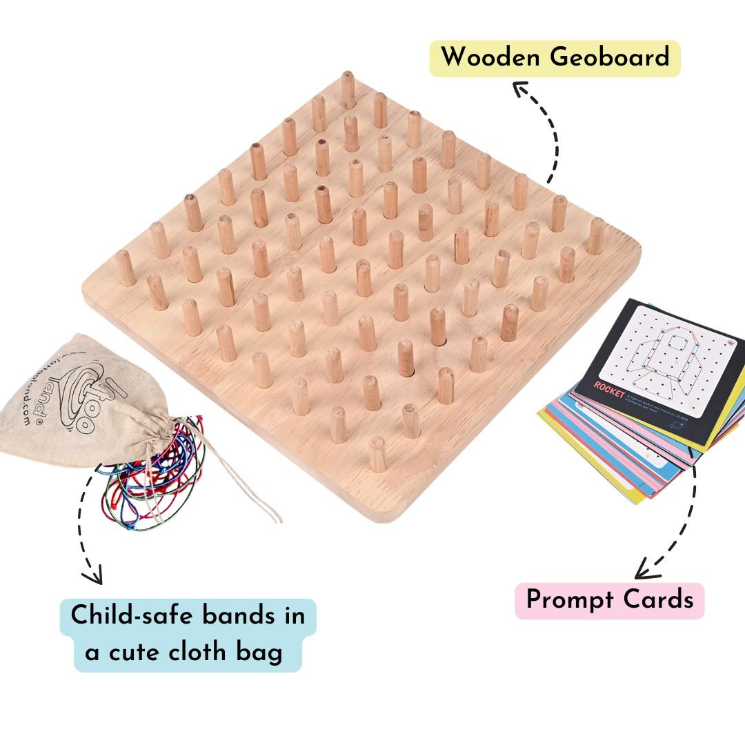 Lattooland Geoboard Sensory Play