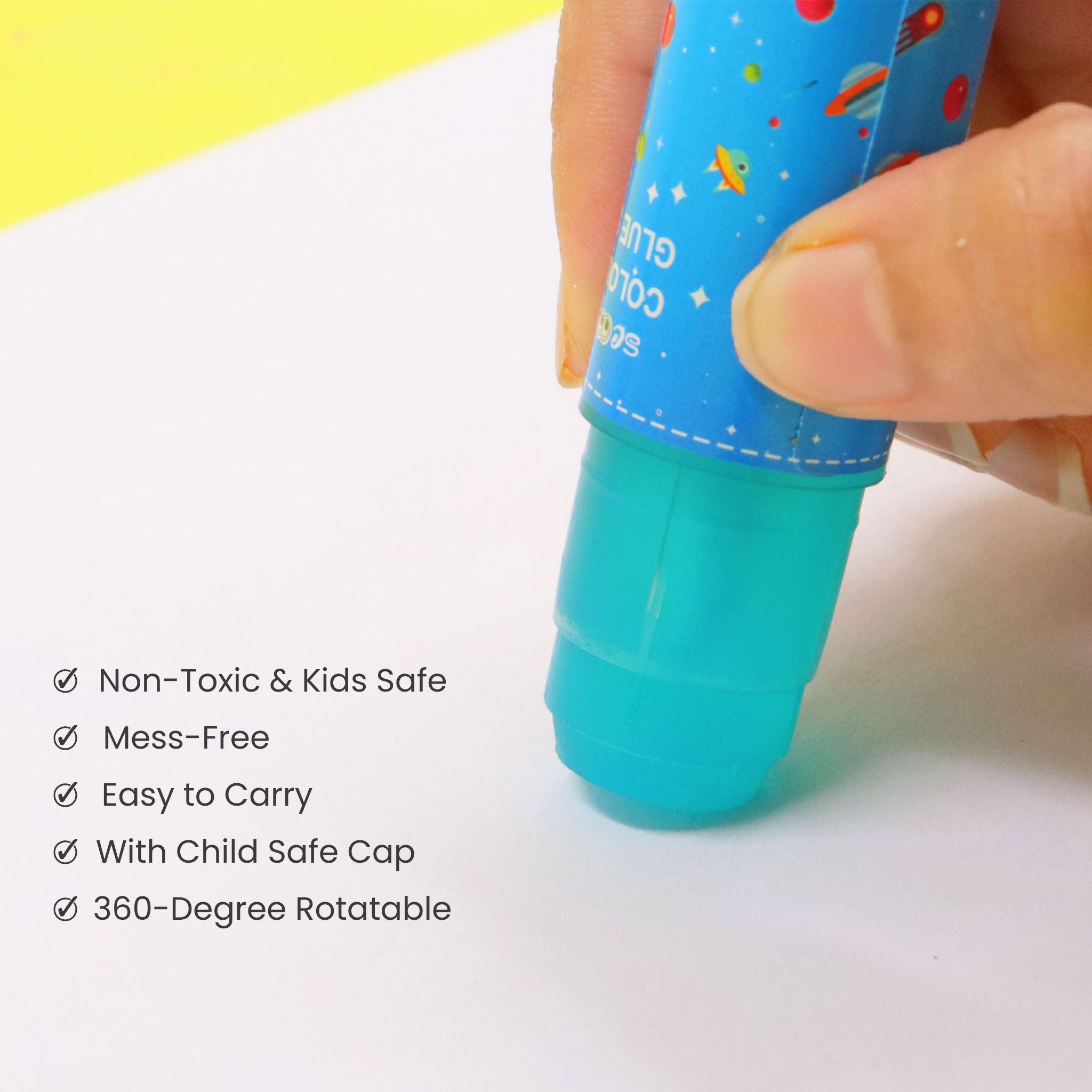 Scoobies Coloured Glue Stick (Blue)