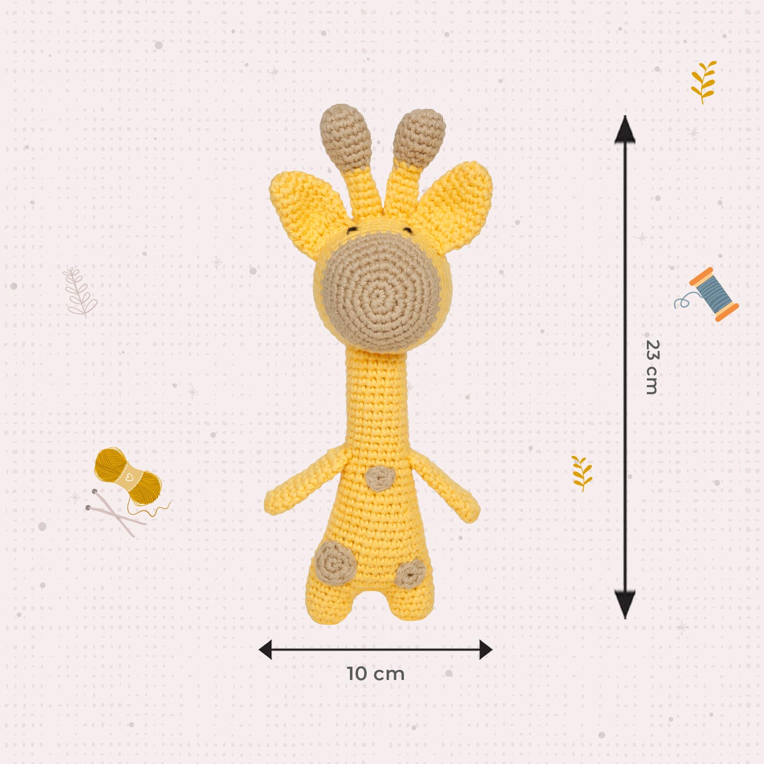 Little Ginnie Crochet Giraffe Soft Toy