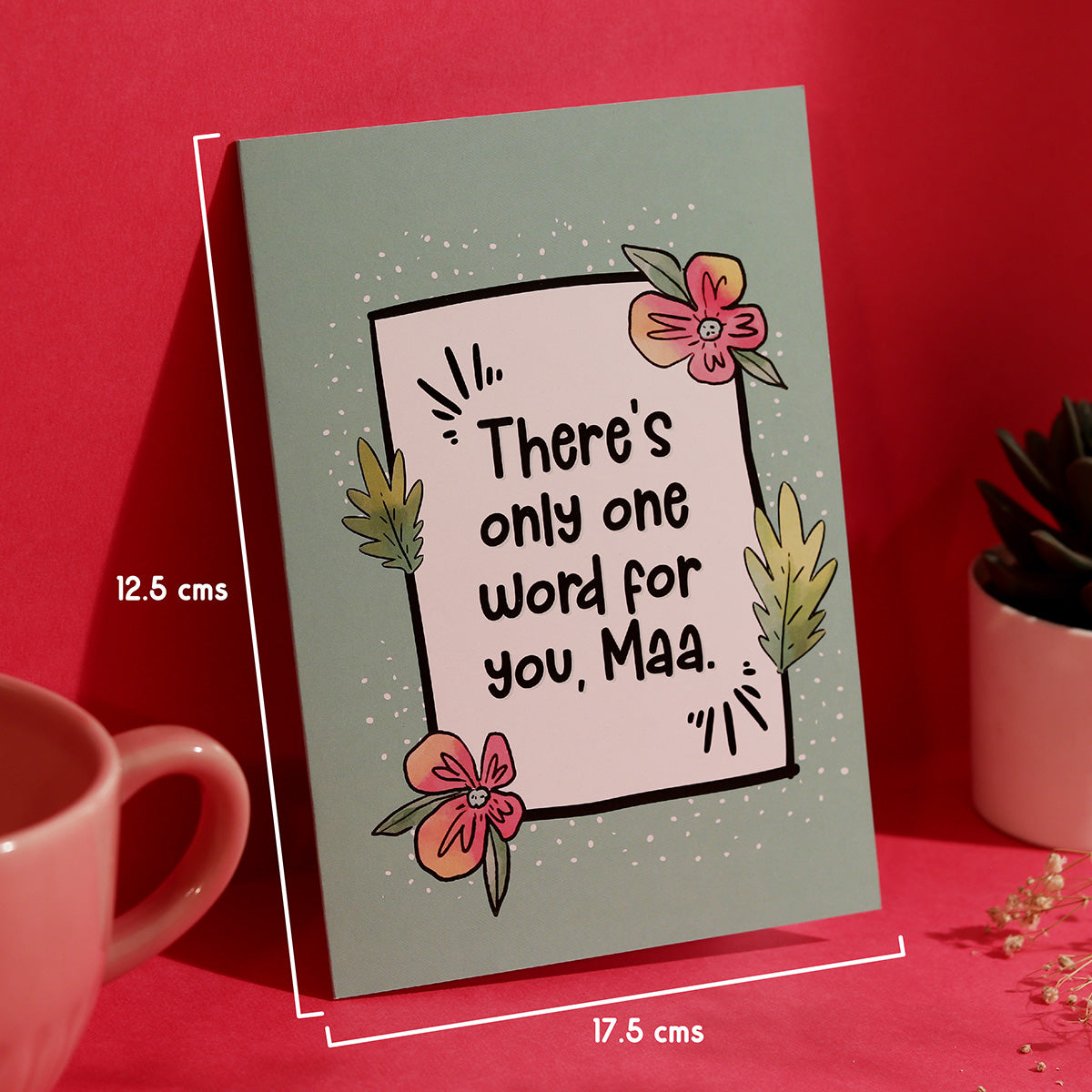 Oye Happy Mirror Card for Mom – Mother's Day Edition