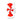 5 pcs Red Candyland themed big size Christmas Tree Ornaments - XMAS TREE ORNAMENTS