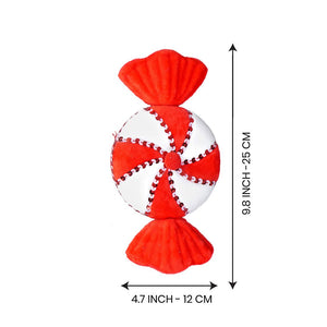 5 pcs Red Candyland themed big size Christmas Tree Ornaments - XMAS TREE ORNAMENTS