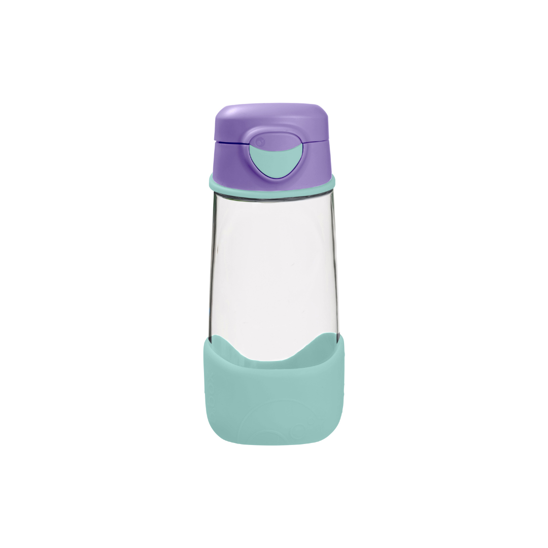 b.box Tritan Sport Spout Drink Bottle 600ml Lilac Pop Purple