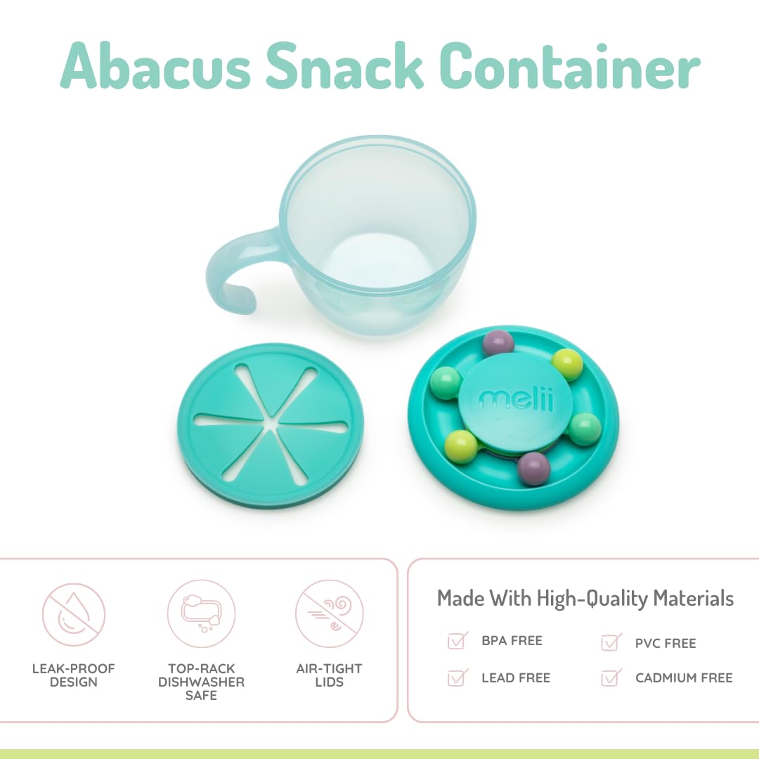 Melii Snack Container Abacus- Blue