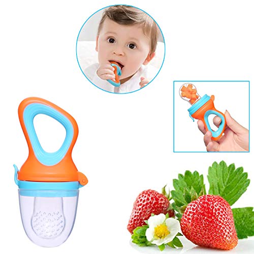 Safe-O-Kid Veggie Silicone Food/Fruit Nibbler, Soft Pacifier for Baby-Pack of 1