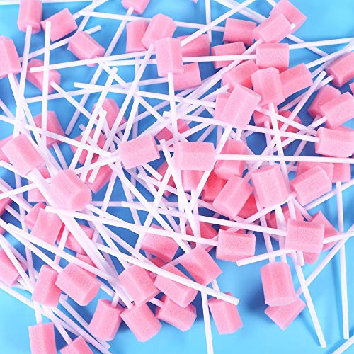 Safe-O-Kid, Baby Speech Therapy Mouth Swabs (100 Pieces)-Pink