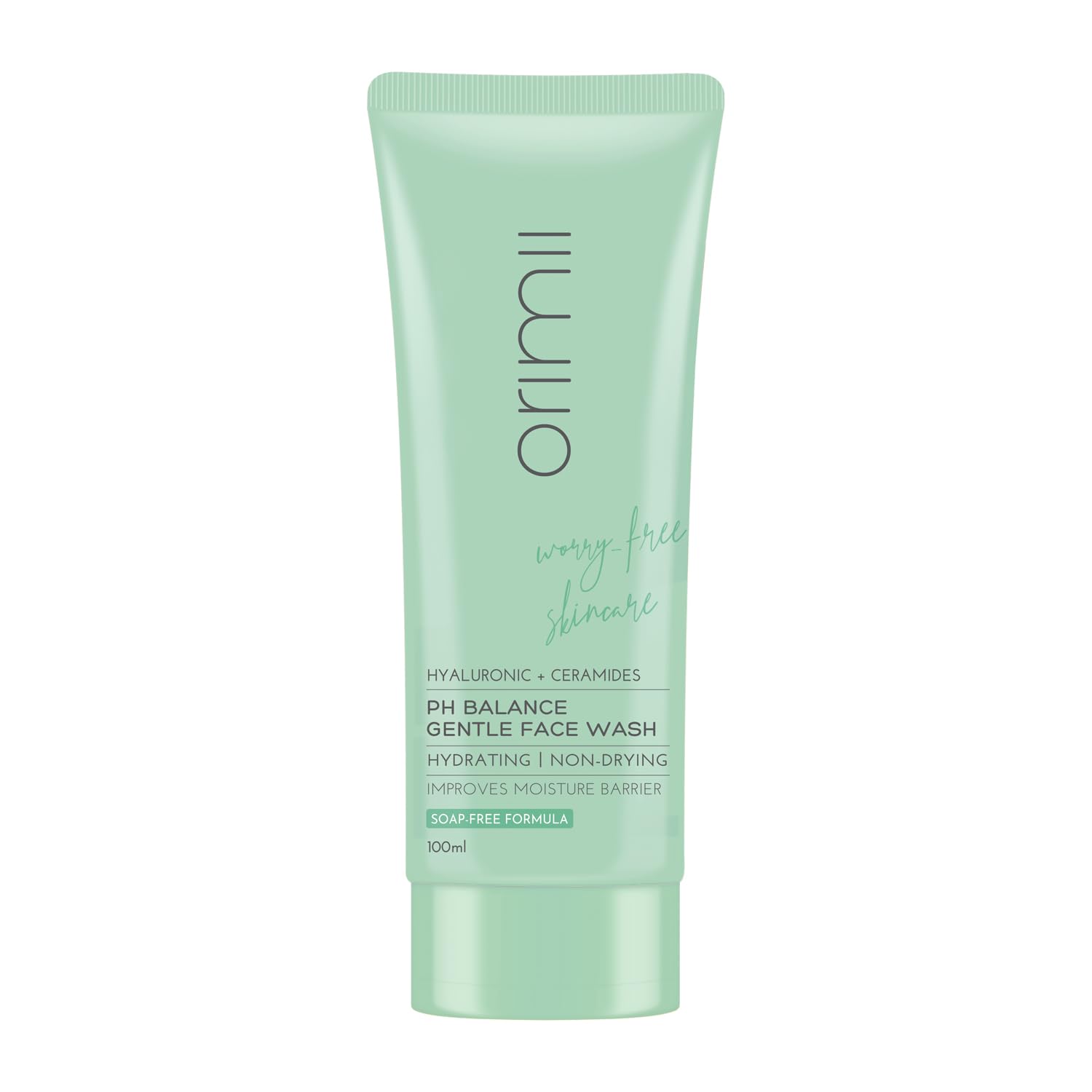 Orimii Face Wash: Hydrating & Gentle with Ceramides, Pregnancy Safe & pH Balanced