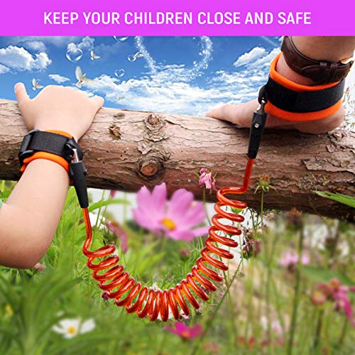 Safe-O-Kid - Elastic Strap Safety Wrist Link for Baby, Pack Of - 1,  Orange