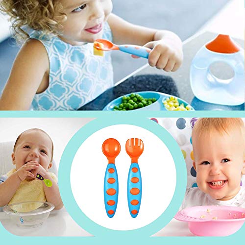 Safe-O-Kid, Silicone Feeding/Training Spoon with Box for Baby- Pack of 1