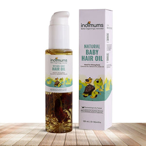 Indimums Baby Hair Growth Oil | Healthy Scalp & Strong Roots | 100 ML - The Mom Store