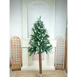 5.8 feet Wooden Bark Christmas Tree Christmas Décor - Christmas