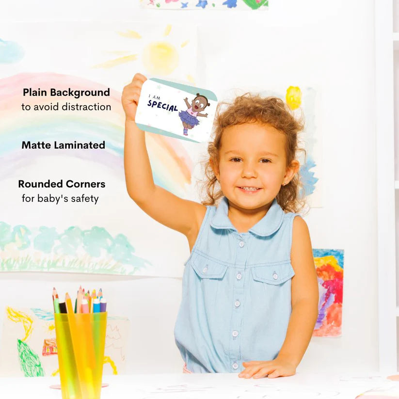 PiK A BOO Positive Affirmations Flash Cards | Early Learning for Kids