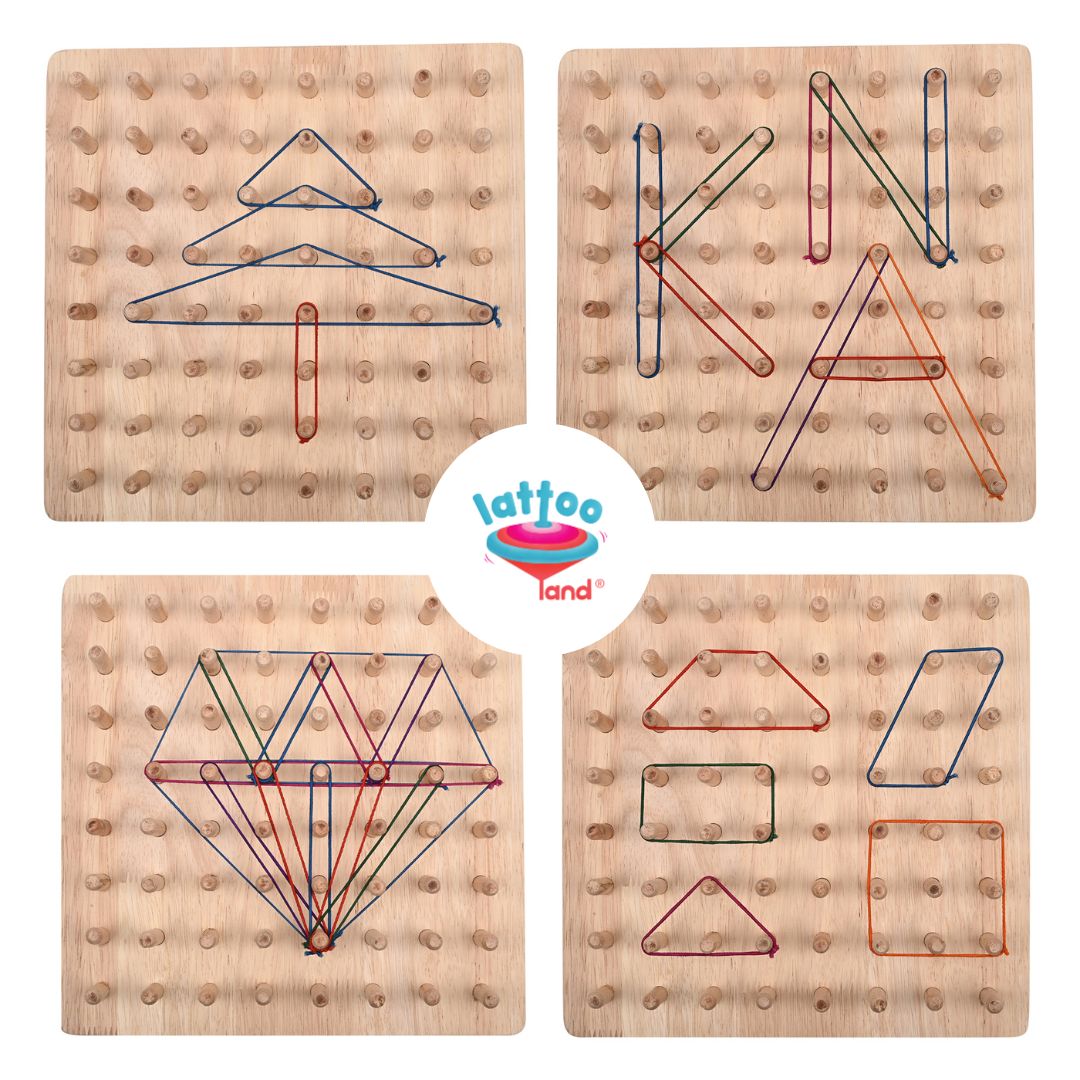 Lattooland Geoboard Sensory Play
