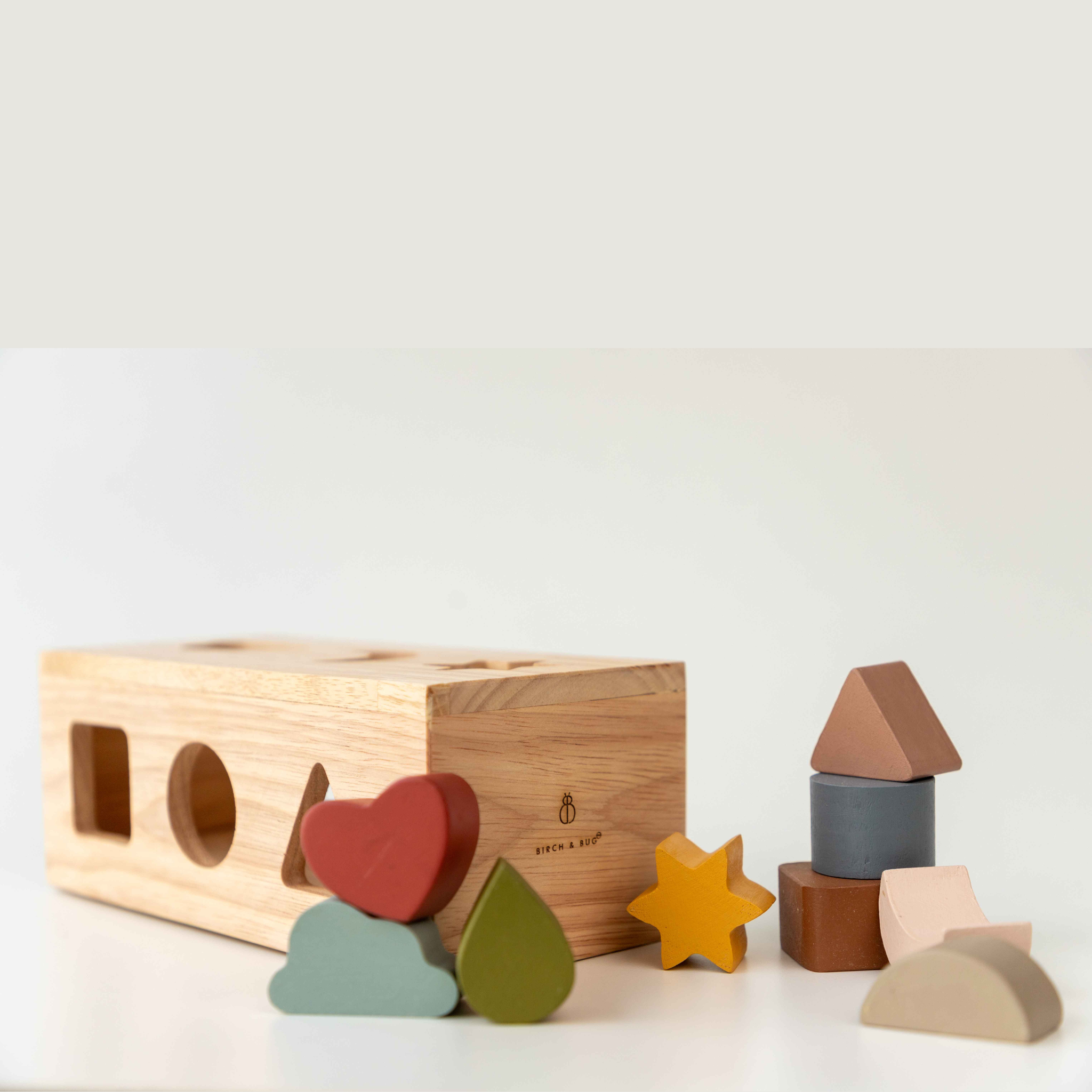 Birch & Bug Shape Puzzle Box