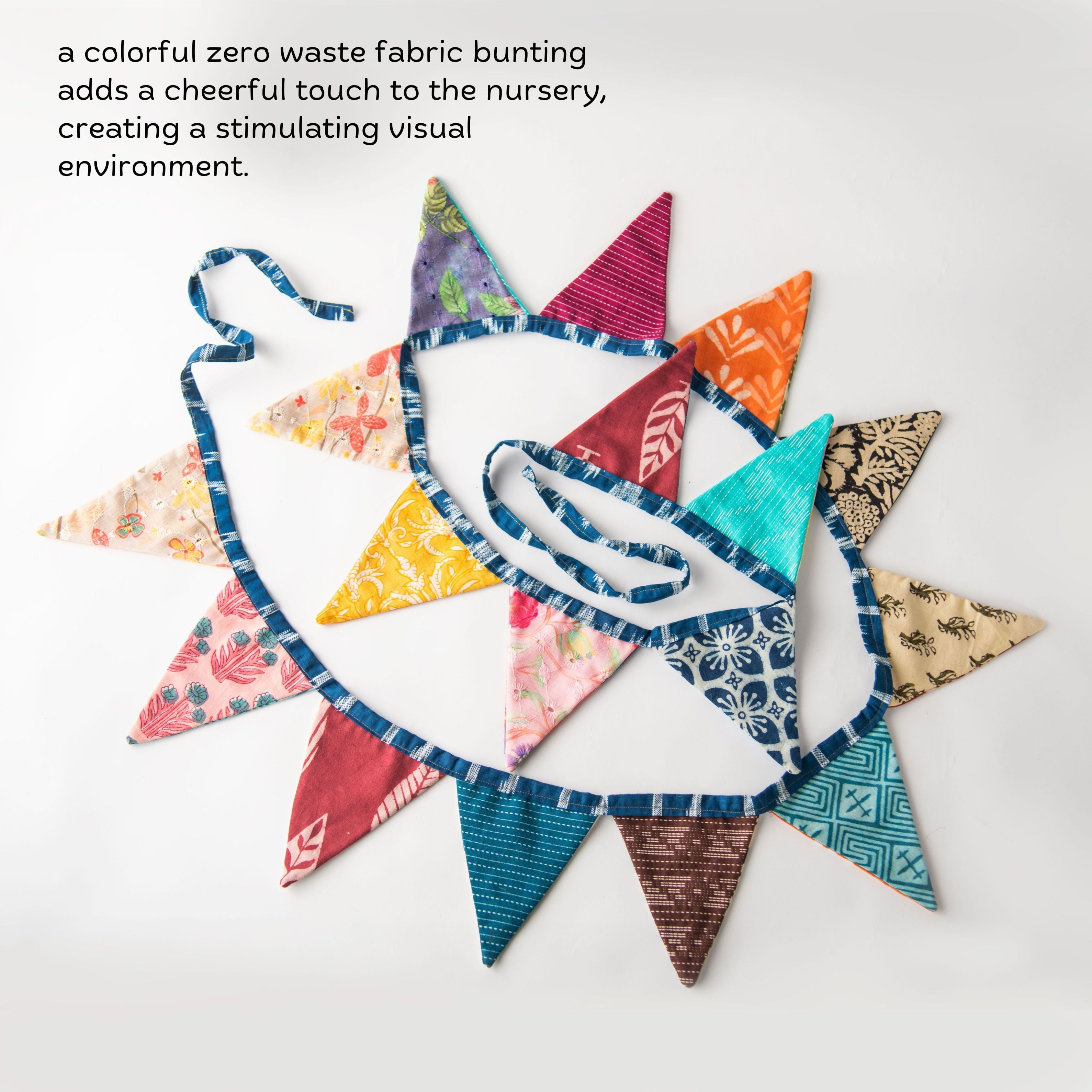Toy Trunk Sensory Adventure Box (2 Maracca Rattles, Fabric elephant, Herb Bag, Bunting)