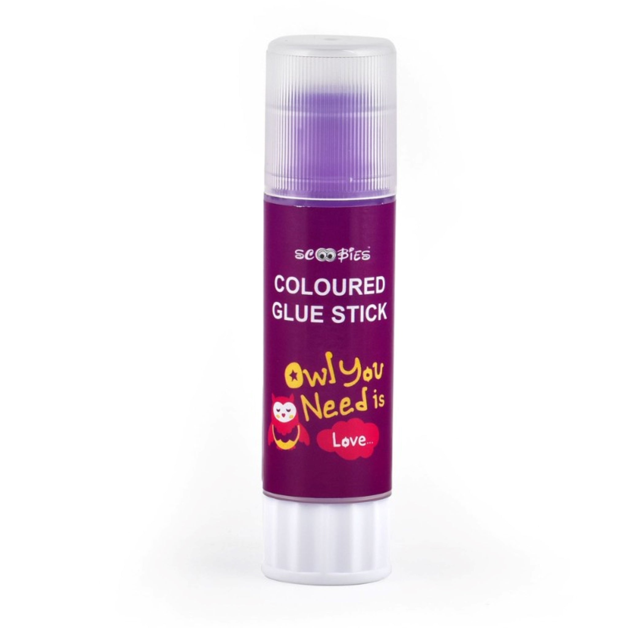 Scoobies Coloured Glue Stick (Purple)