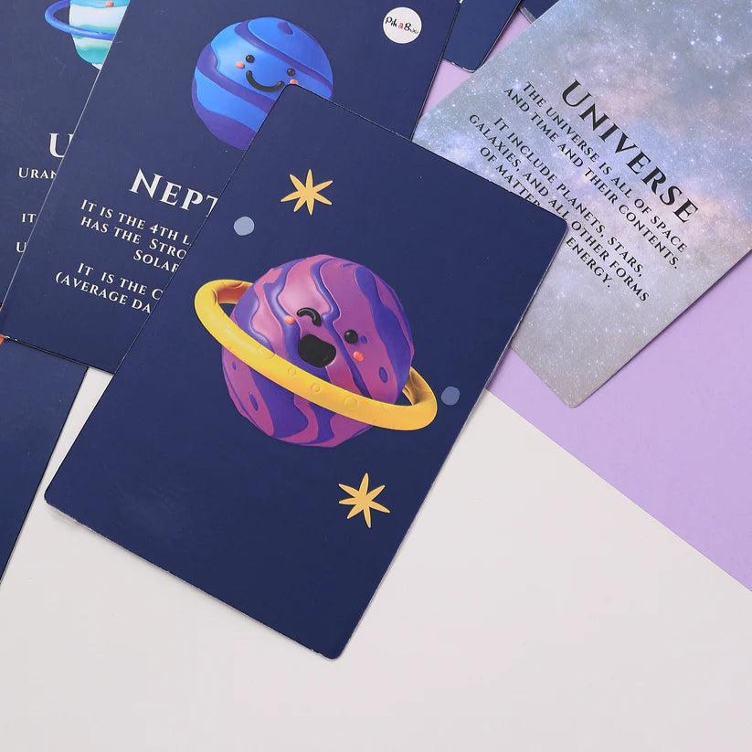 PiK A BOO Solar System Flash Cards – Colorful & Educational | Early Learning