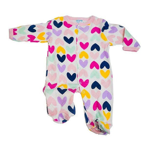 5pcs Matching Combo Set, Little Hearts & Giraffe, Pink - Little Surprise Box5pcs Matching Combo Set, Little Hearts & Giraffe, Pink