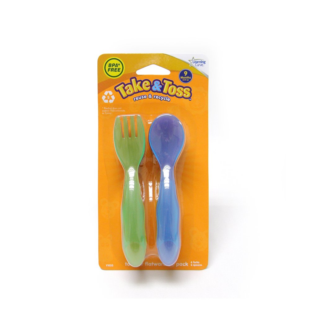 The First Years Weaning Sava Cutlery 12 Pieces (9 To 24 Months) Multicolor