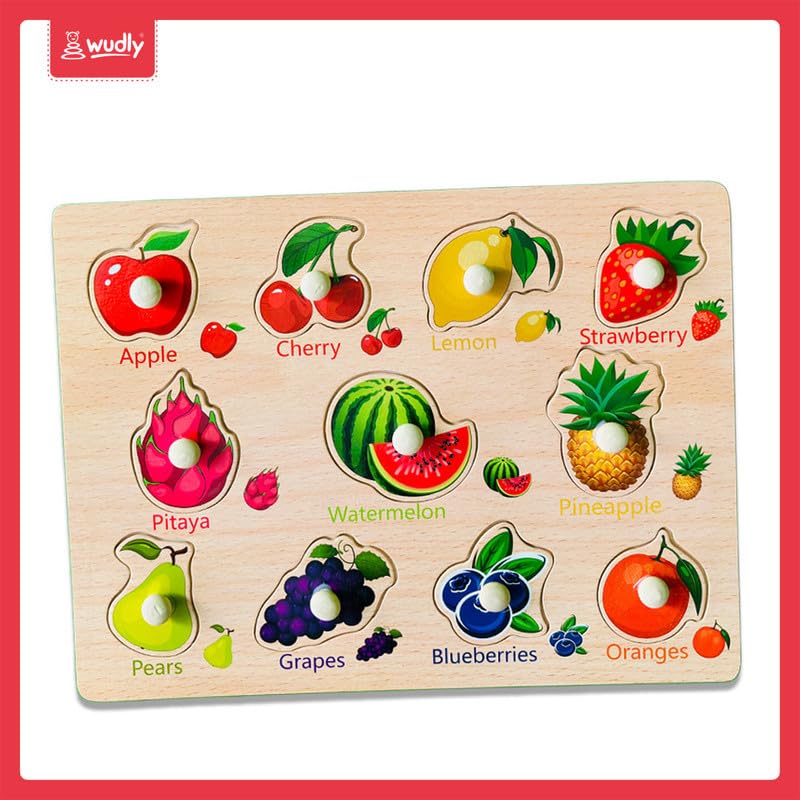 Wudly - Fruit Knob Puzzle