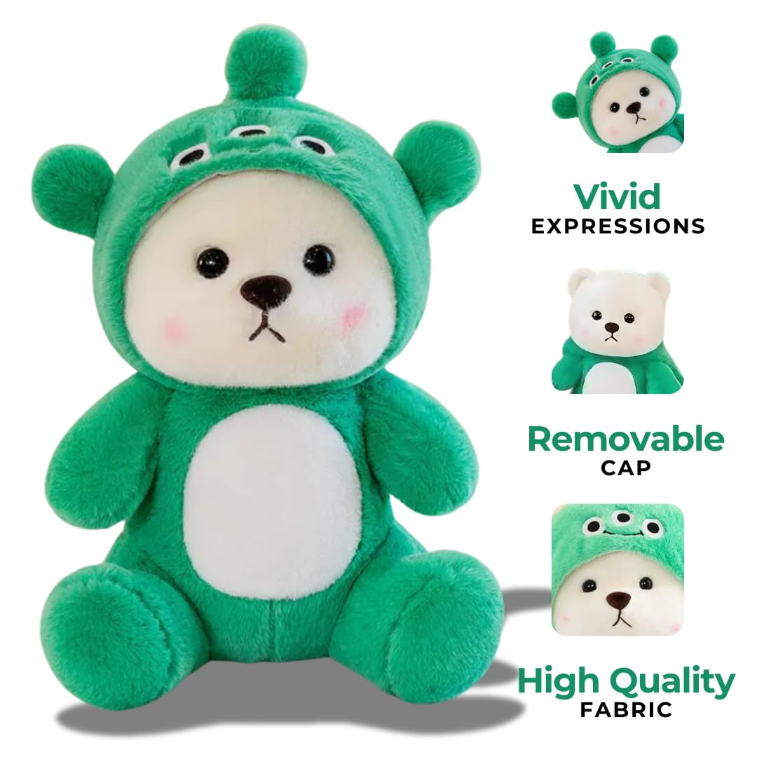 CuddleNest Teddy Bear with Cap- Adorable, Soft & Cuddly Teddy Bear Toy