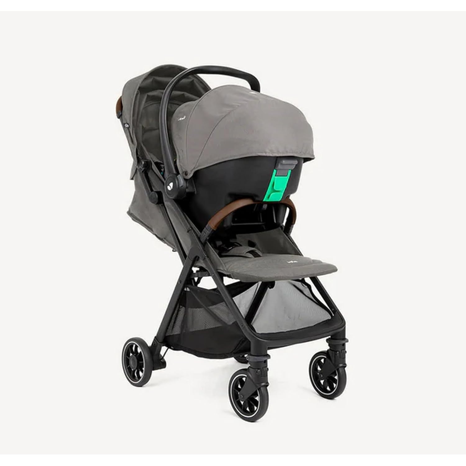 JOIE Travel System Stroller Pact Pro with Infant Carrier i-Snug Birth+ to 22 kg