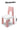 OPlus Learning Chair for Kids - Pastel pink and white