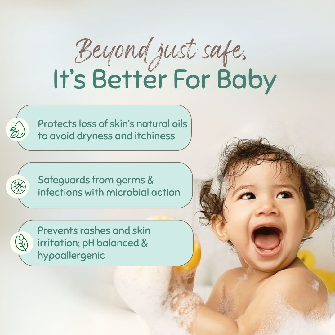 Indimums Reetha, Neem & Coconut Oil Best Newborn Wash 200 ML