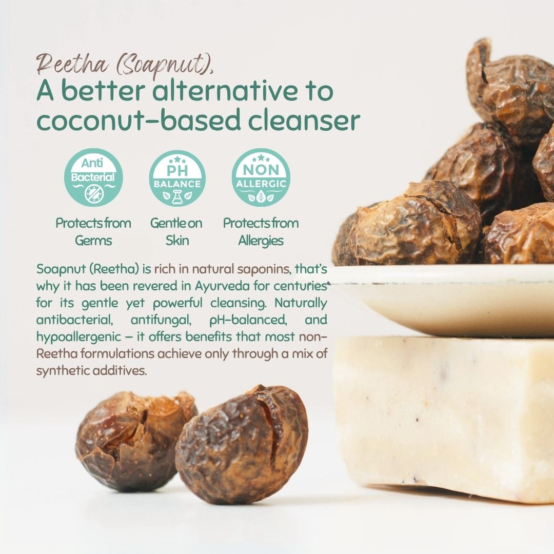 Indimums Reetha, Neem & Coconut Oil Best Newborn Wash 200 ML