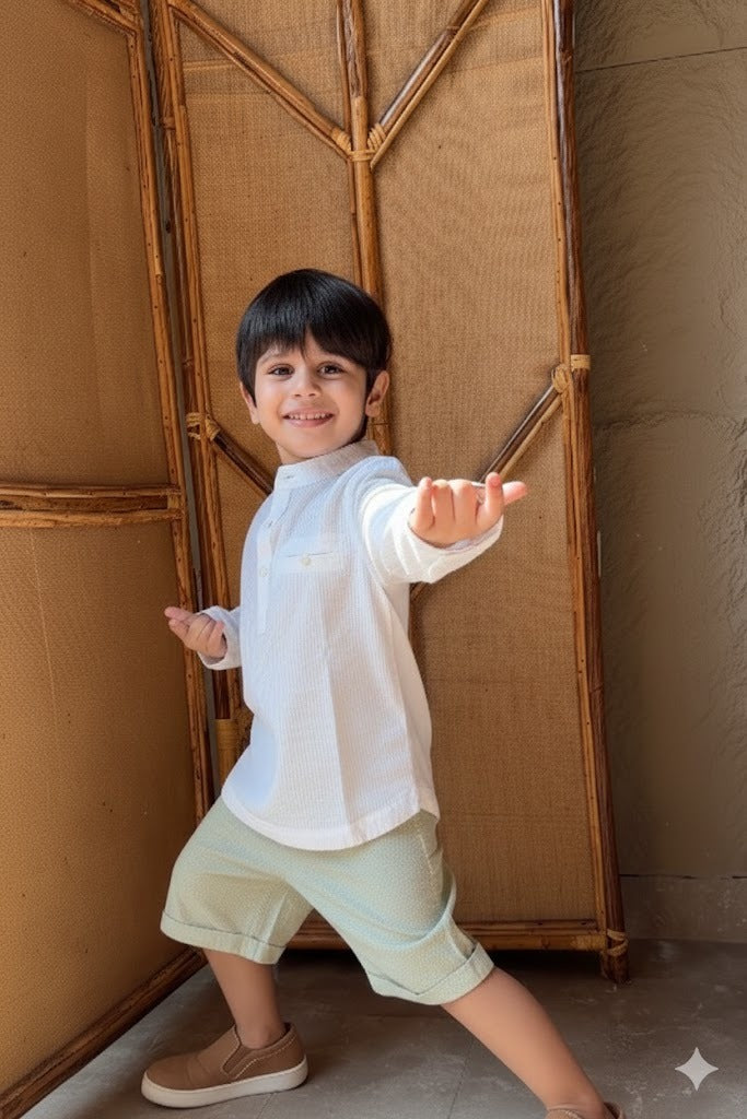 Sweetlime By As Full Sleeves Striped Cotton Shirt