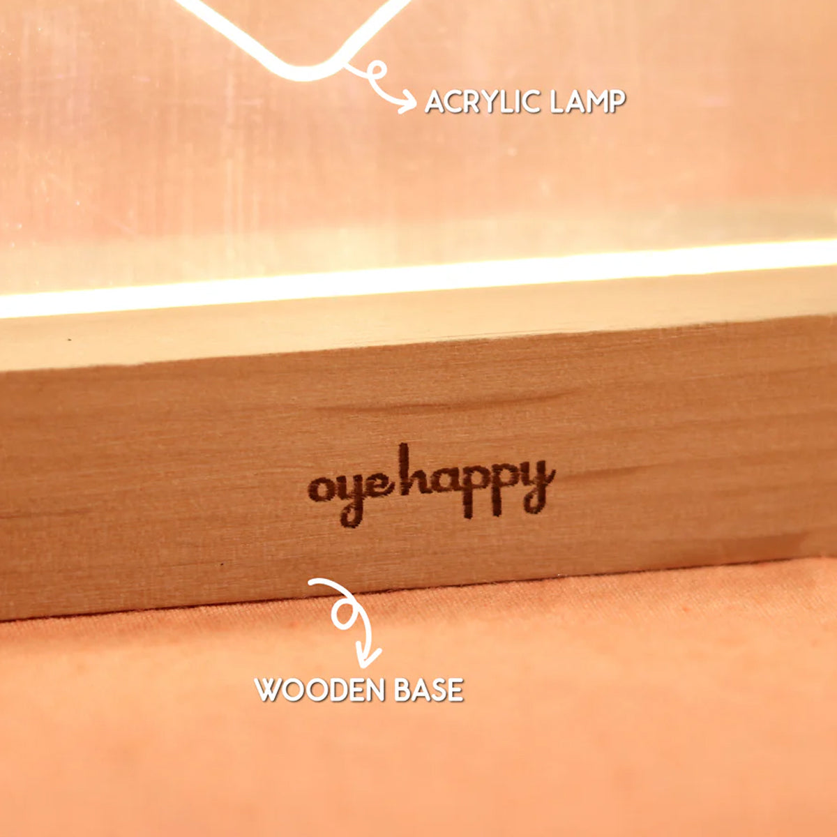Oye Happy Mom LED Lamp - Mother's Day Edition